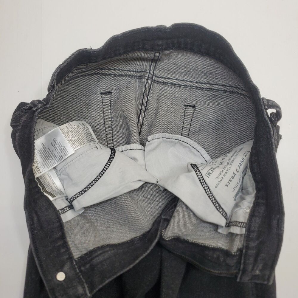 Levis Strauss 510 Black Jeans Mens 30x30 (30x26.5 Actual) SKINNY Denim Stretch - Picture 6 of 16